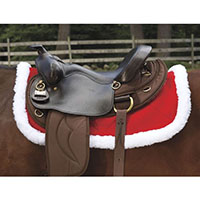 Western Christmas Saddle Pad
