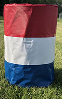 Red, White, and Blue Barrell Covers - 2