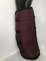 Shaped Shipping Boots (Back, Maroon)