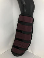 Shaped Shipping Boots (Front, Maroon)