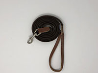 Fib-R-Ite 3/4 Inch (in) x 4 Feet (ft) Dog Leash with Leather Trim - 3