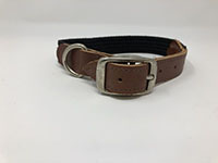 1 Inch (in) Ribbed Cotton Dog Collar - 3