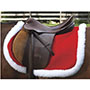 English Christmas Saddle Pad