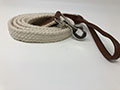 Fib-R-Ite 1 Inch (in) x 6 Feet (ft) Dog Leash with Leather Trim - 5